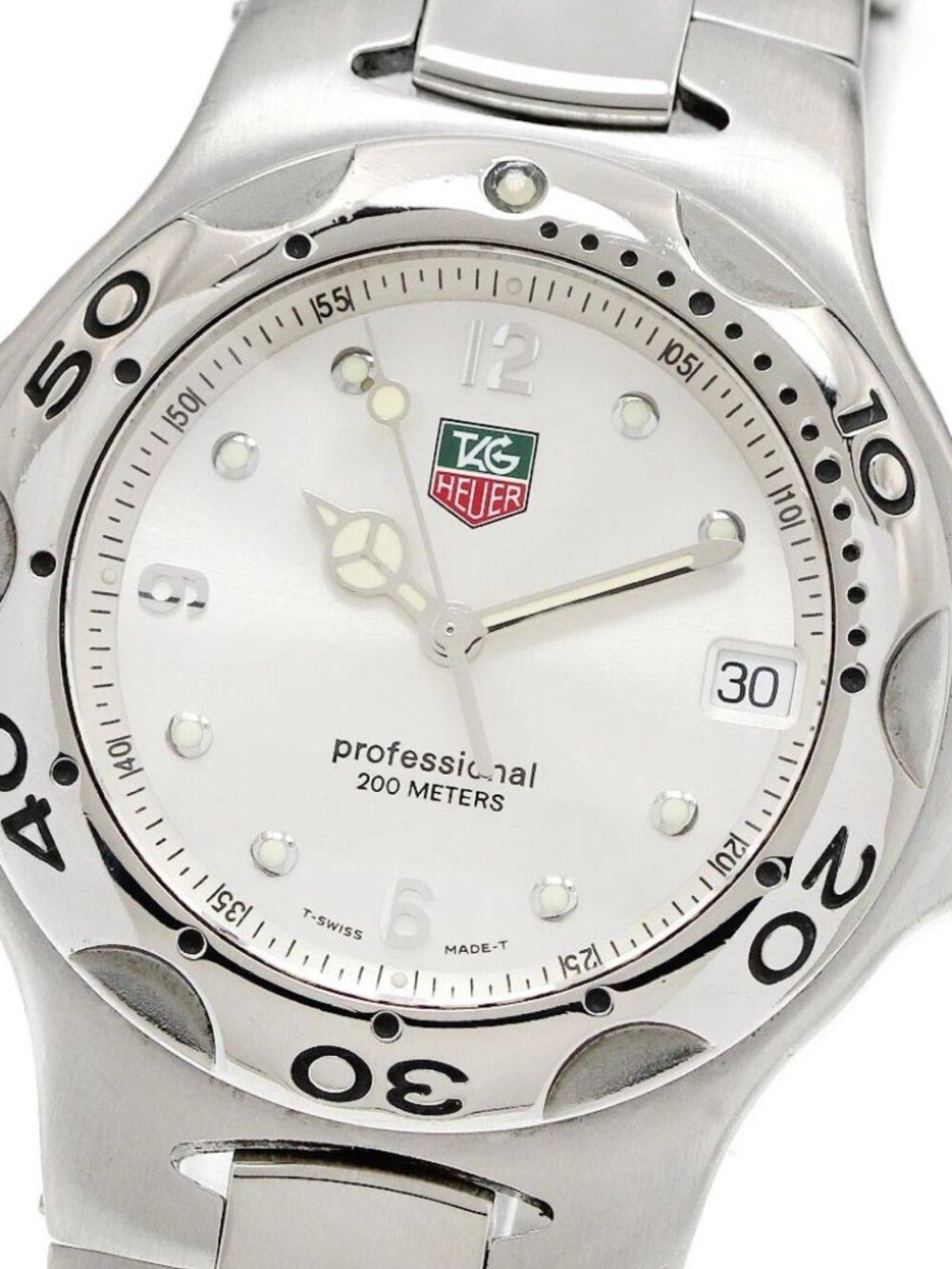 TAG HEUER Kylium WL1114 Date Silver Dial Quartz Men's Watch